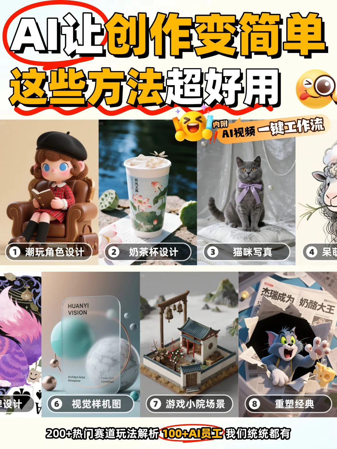 我做了100个AI员工，创作效率翻倍