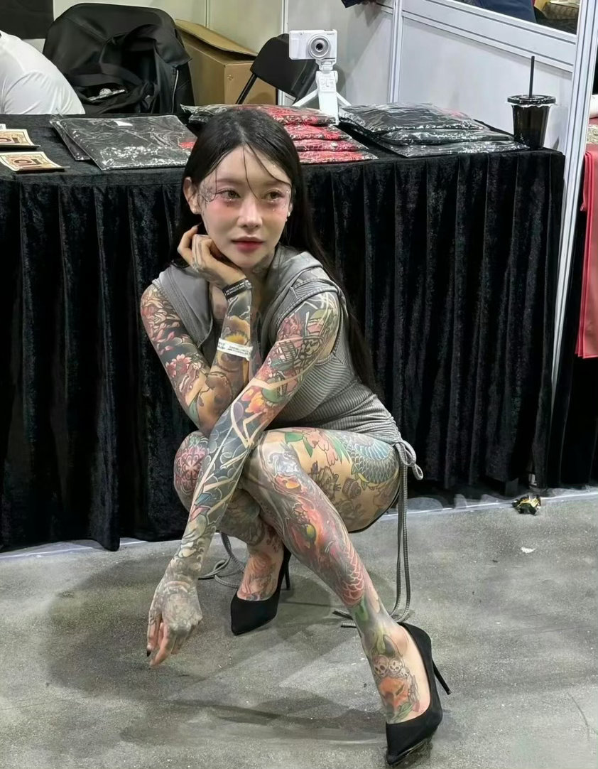 不得不说，纹成这样真的好看吗 