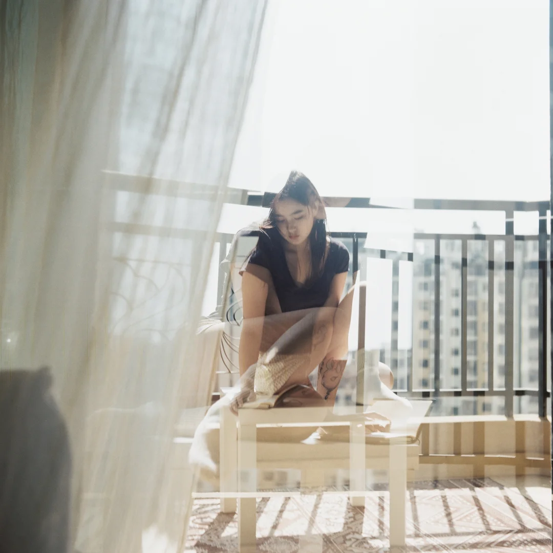 我的心重叠曝光