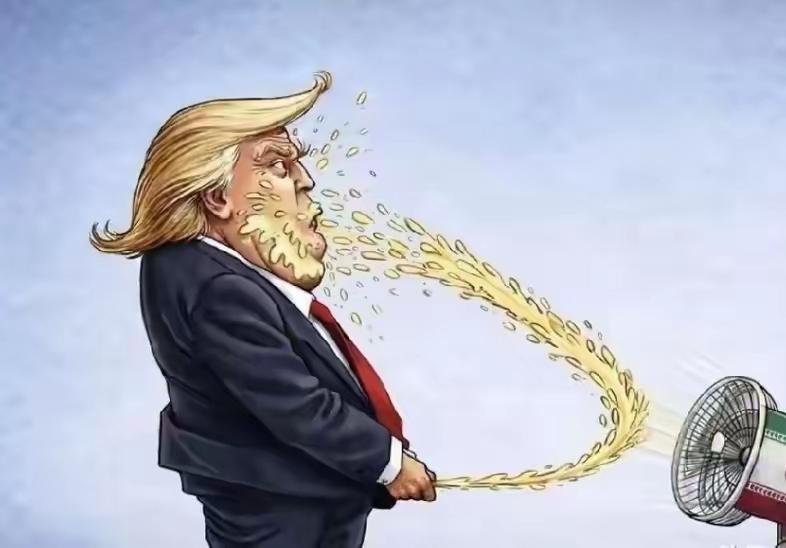 这幅漫画绝了，画者并未泼墨于战火，而是将镜头对准了心理博弈的深水区。
画面中，那