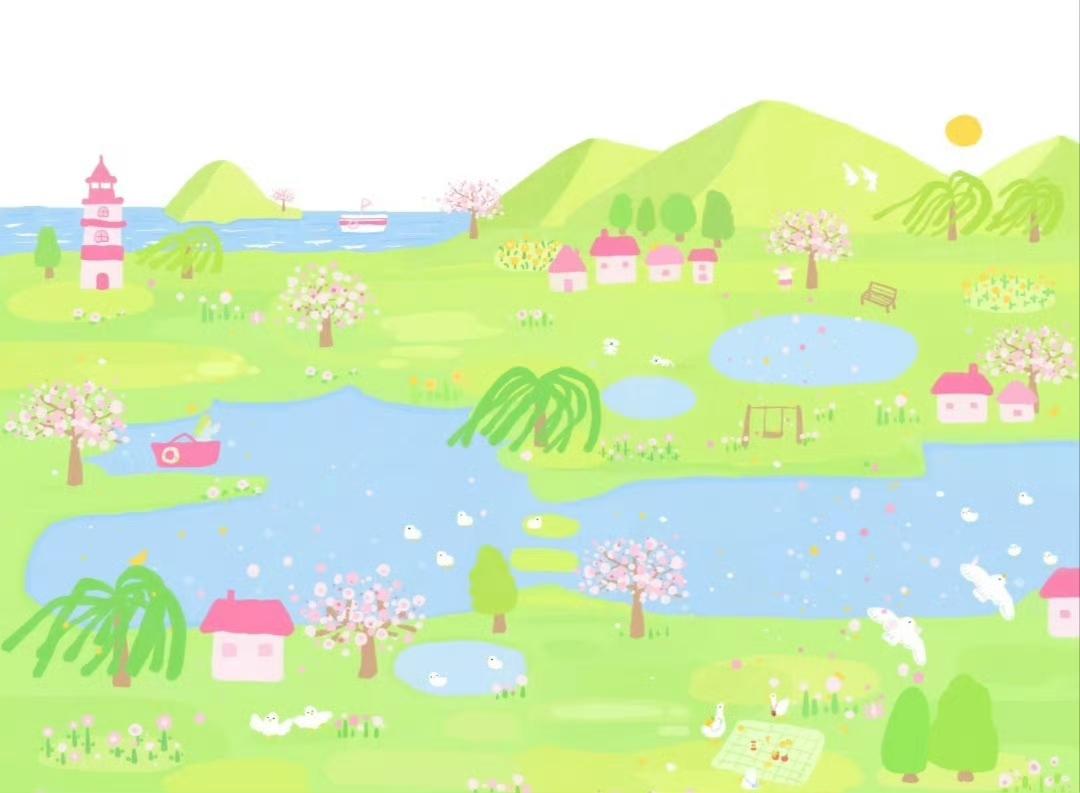 “ 春天的风 … ”
绘画