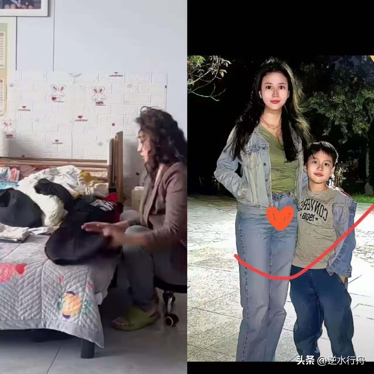 离异带娃的美丽少妇还能找到有车有房的帅哥吗？前夫出轨离了，带着孩子生活不太宽裕日