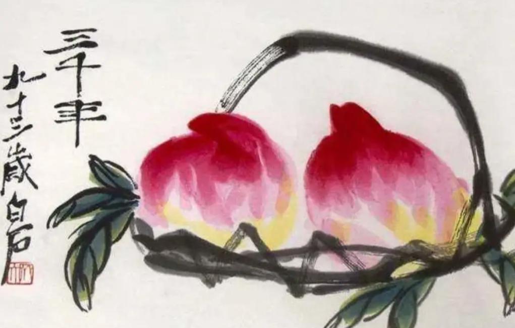 1956年，北京大学一个退休的老师，找到93岁的齐白石，想出80块请他帮自己画一