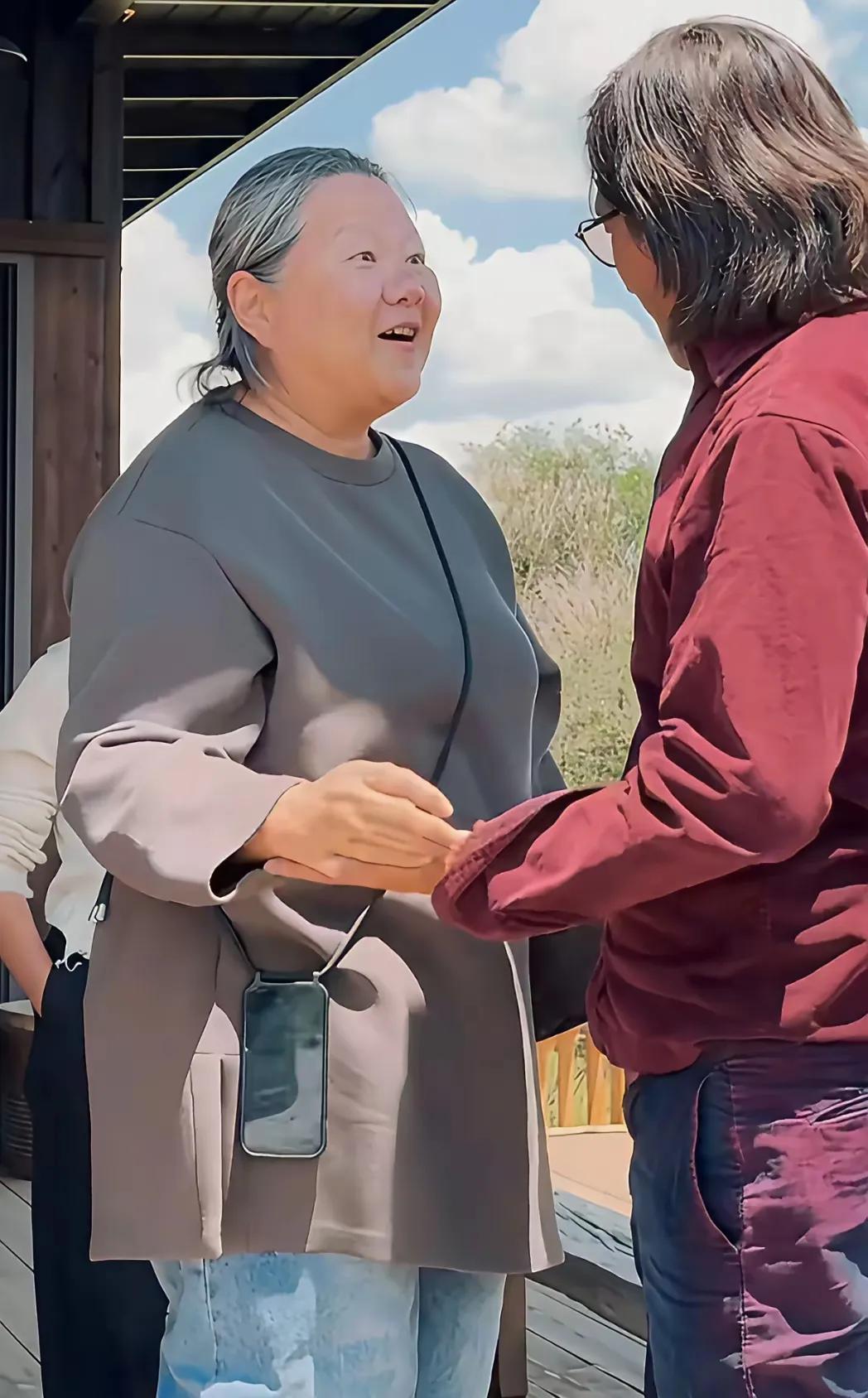 她的母亲是端庄秀气的大美女章含之，父亲是英俊潇洒的美男子洪君彦，洪晃好像没有继承