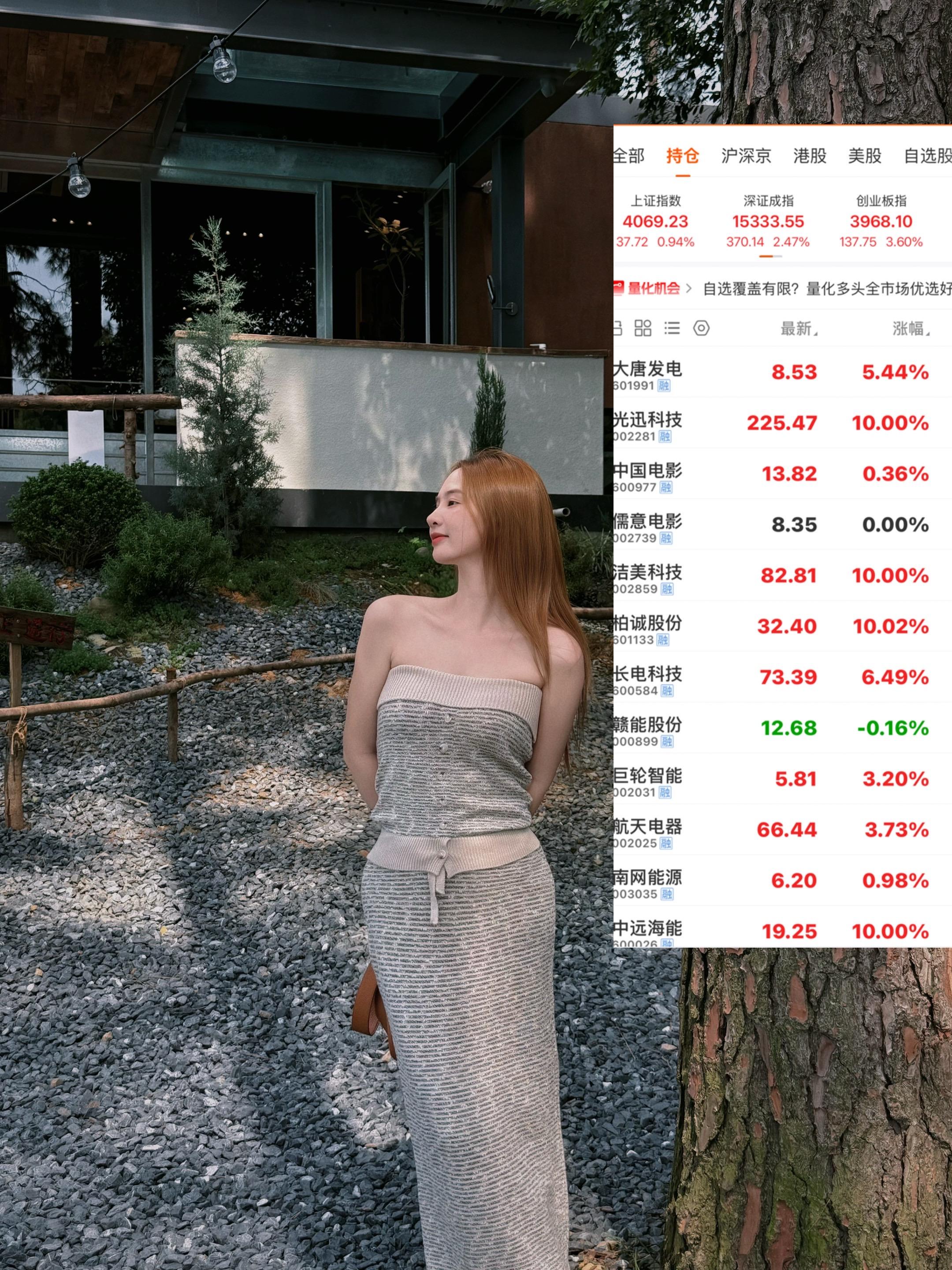 姐的高光时刻！一天抓4个涨停板📈。