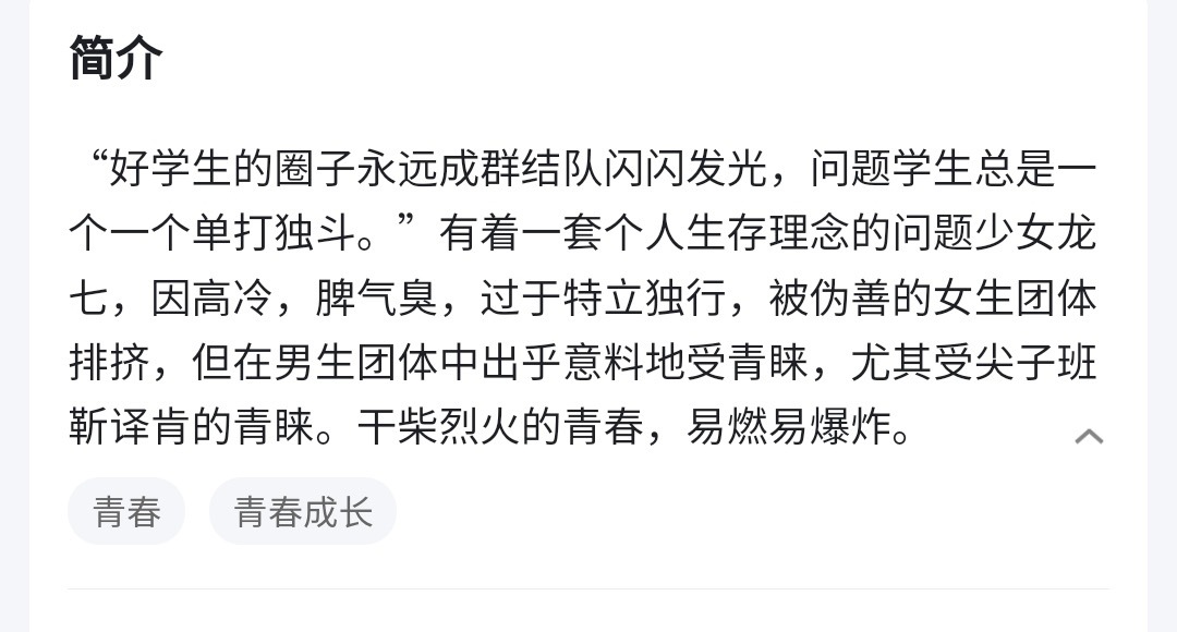 别人推的小说，看完简介和开头我已力竭。 