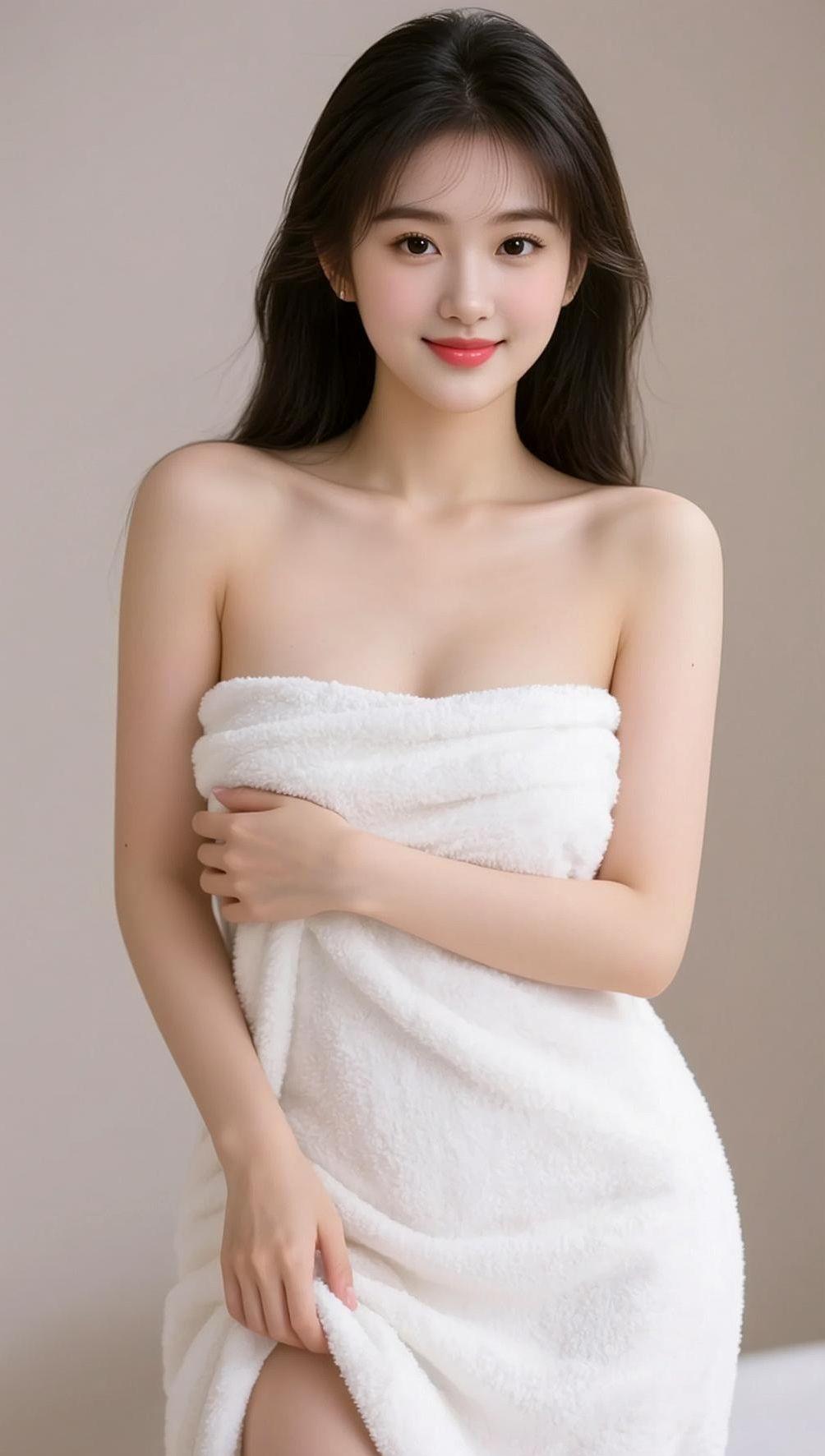 AI素净浴后照 抖音ai创作