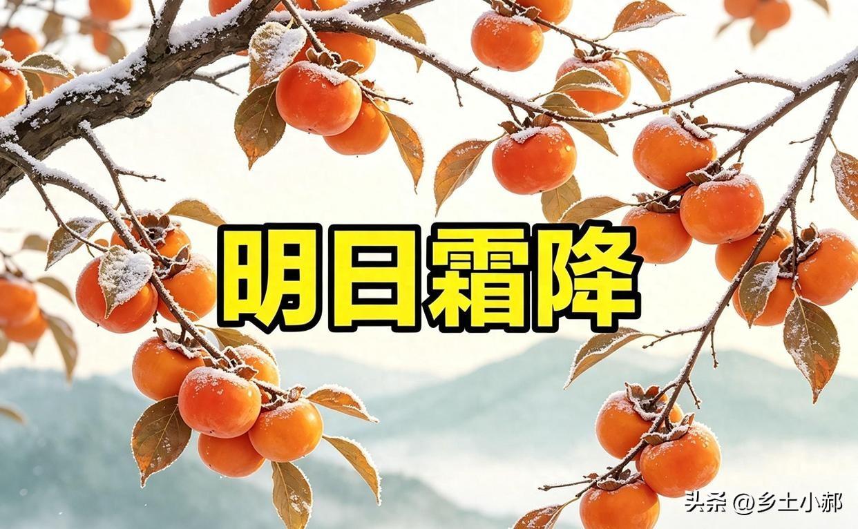 不是迷信，明日霜降，建议大家：1不坐，2不晚，3不泡，4要吃

霜降水返壑，风落