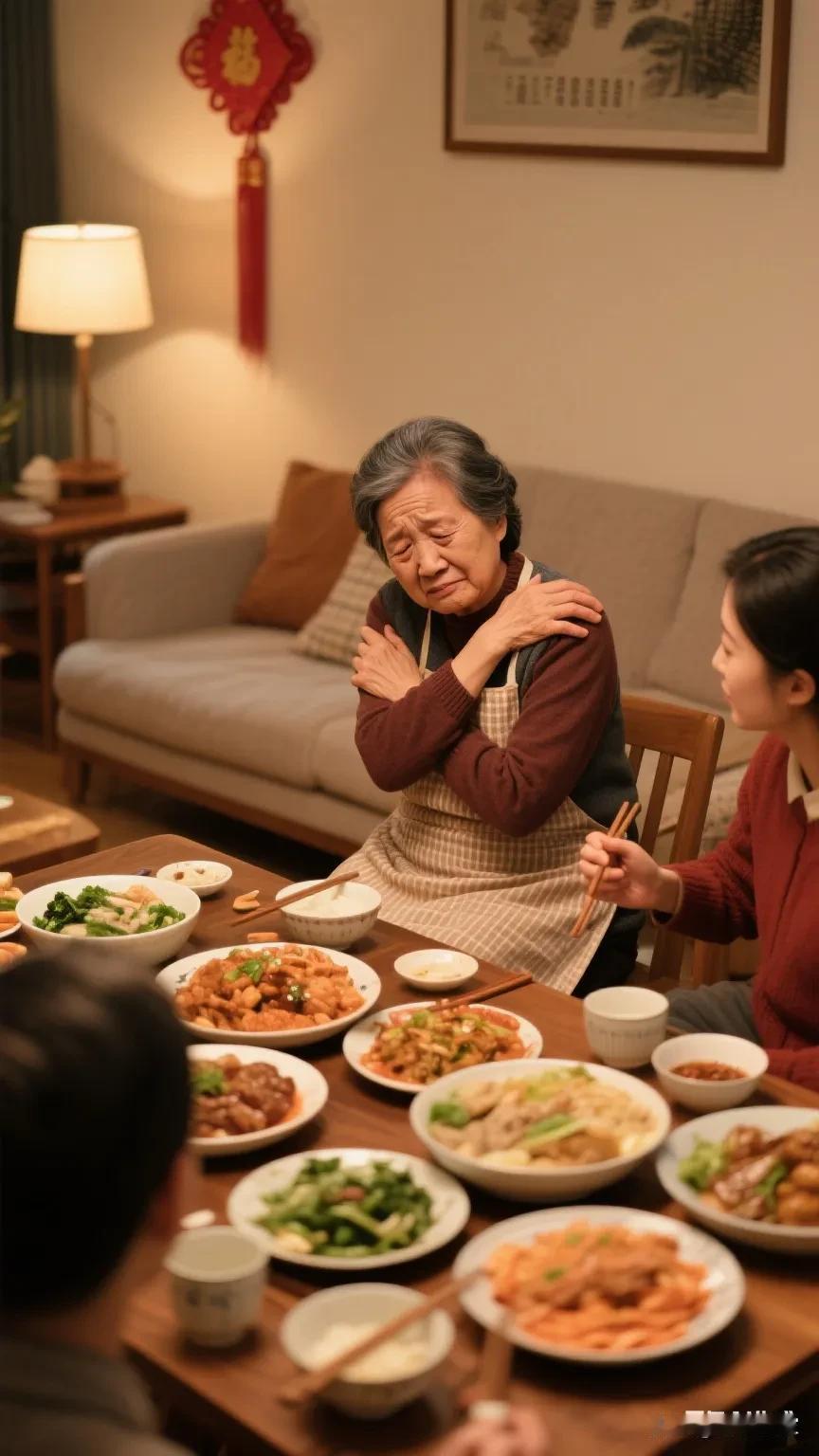 三代同堂的年夜饭革命：当团圆宴卸下千斤担

腊月廿九清晨，婆婆佝偻着腰在灶台前揉