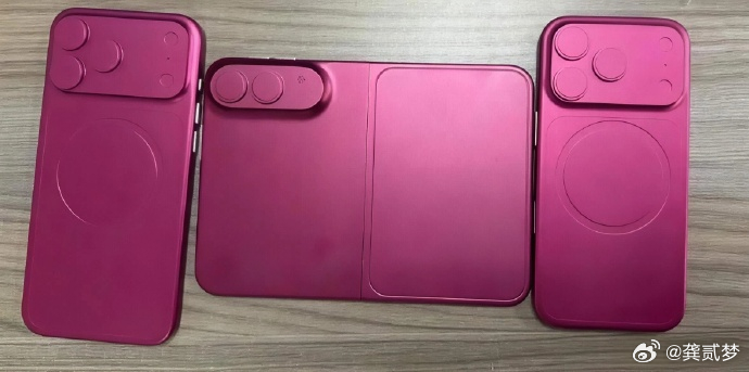 苹果的三款新机机模，再买一台折叠屏可以提上日程了？iPhone FoldiPho