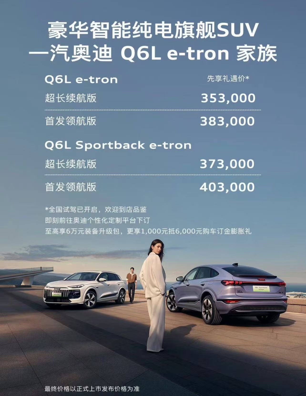 Audi Q6L e-tron这价格怎么样？你觉得多少合适？汽车资讯 ​​​