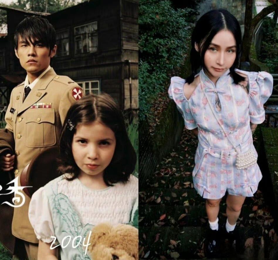 周杰伦2004年专辑《七里香》封面女孩已长大，一直以为是昆凌，原来不是 ​​​