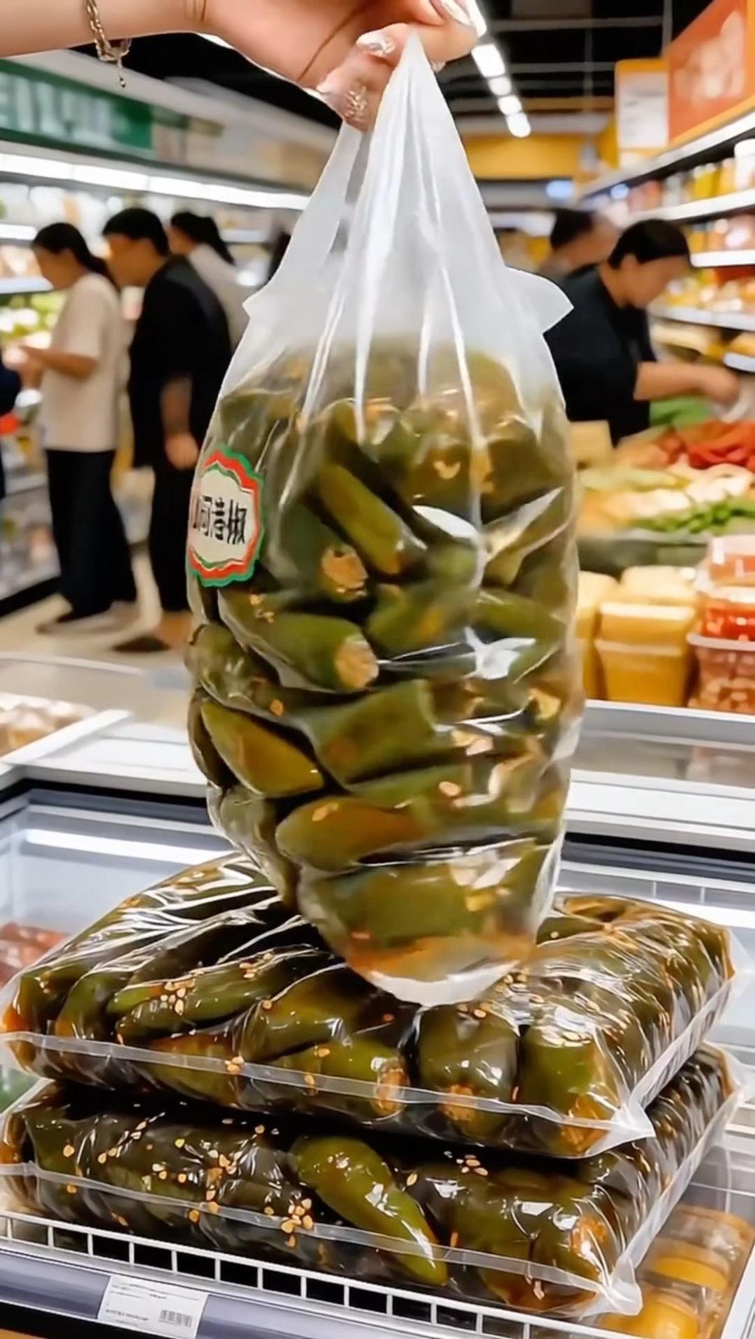 油焖港椒咸菜 下饭菜 港椒港椒 年货