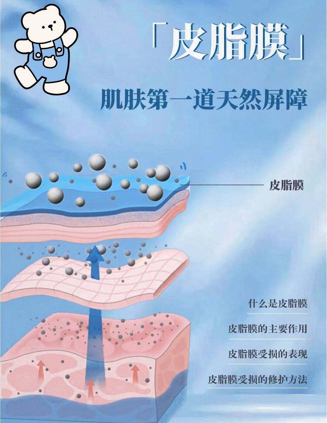 🧼皮脂膜是肌肤的第一道屏障！别再亲手把它“作”没了！姐妹们，是不是经常觉得：明