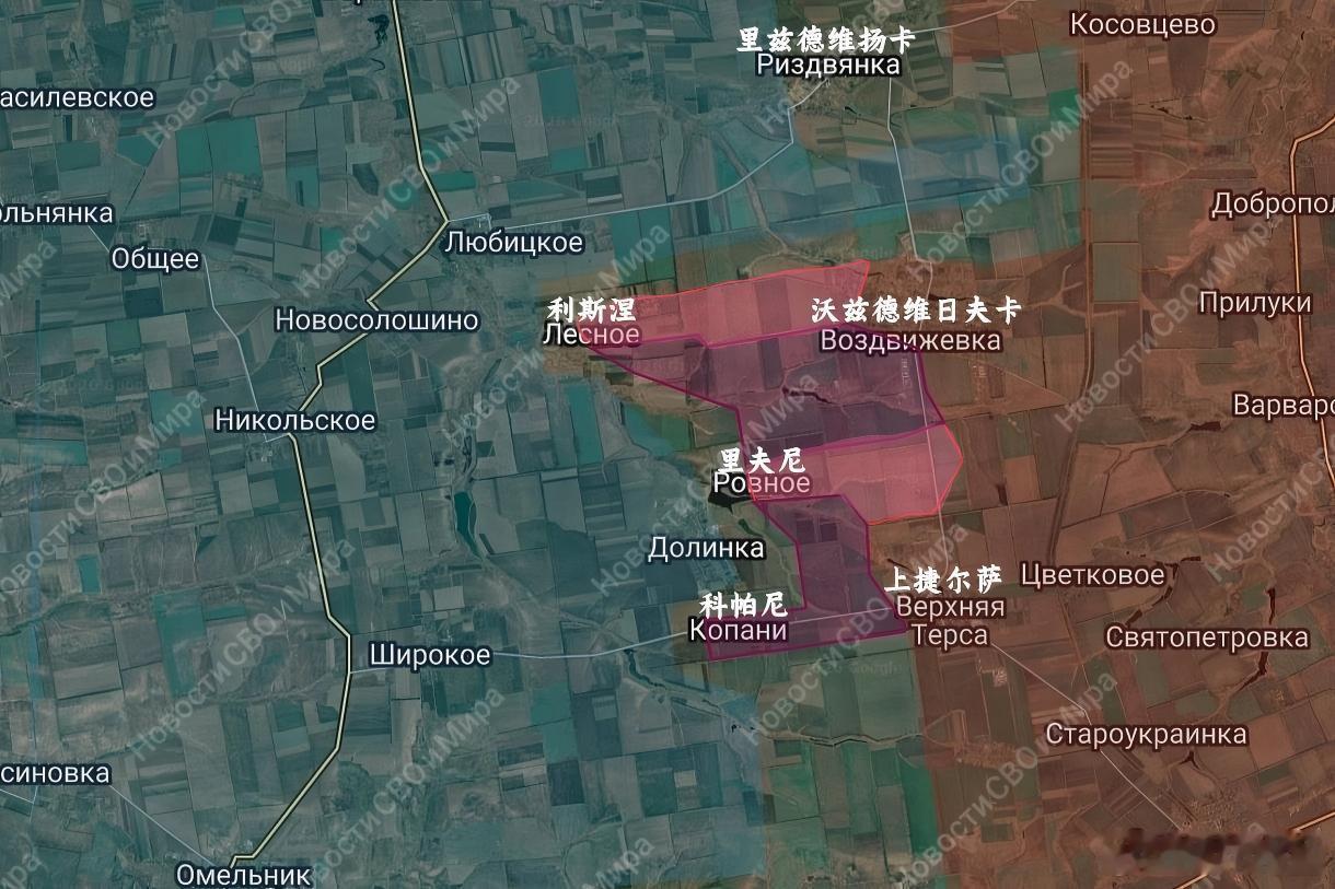 24小时后，东部集群开始拉平，而且解放了科帕尼来源：Новости СВО и 