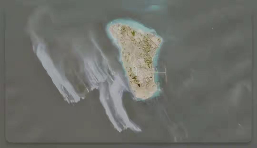伊朗扛不住了，哈尔克岛海域出现大片石油泄漏，卫星图像显示浮油面积已达45平方公里