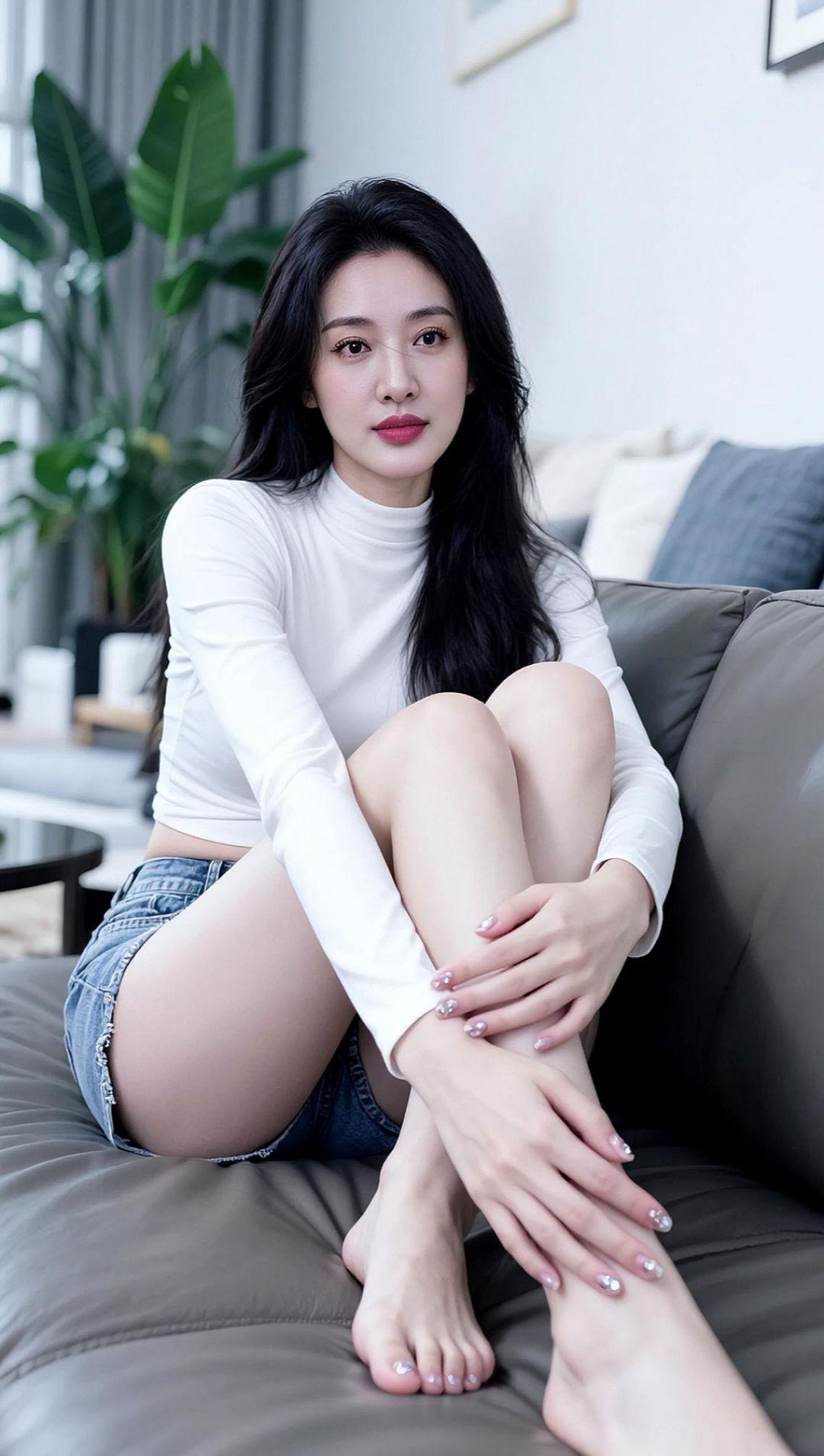 AI居家清新照 抖音ai创作 甜系女孩  奶茶饮品 穿搭搭配