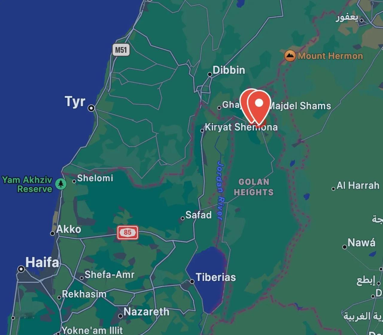 突发事件！！真主党正在轰炸以色列占领的戈兰高地。

为了回应几天前以色列对黎巴嫩