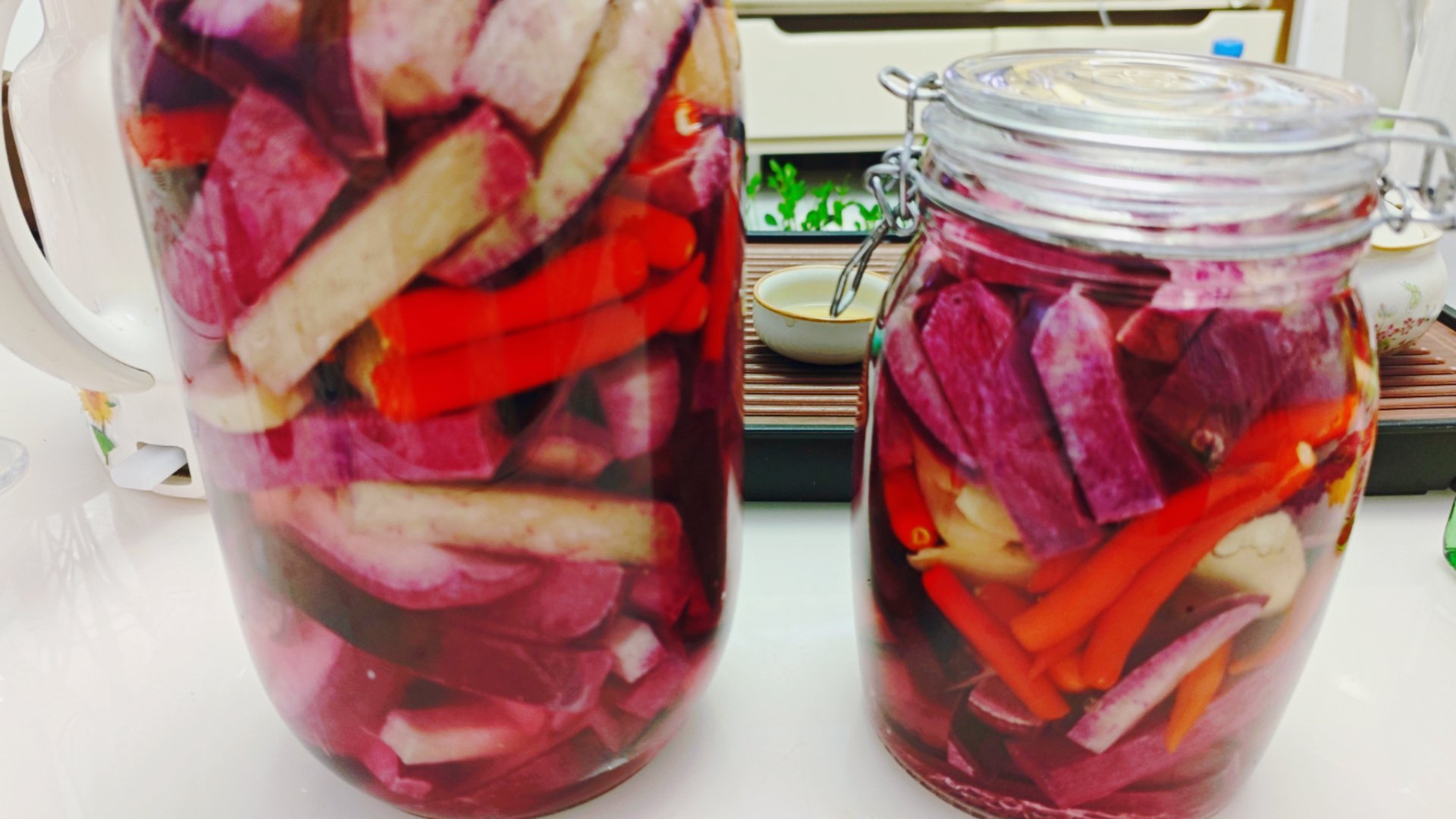 我用水果萝卜腌了泡菜。[可爱] ​​​