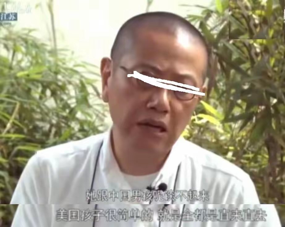 陈丹青：我的女儿只和美国男孩子谈恋爱。 