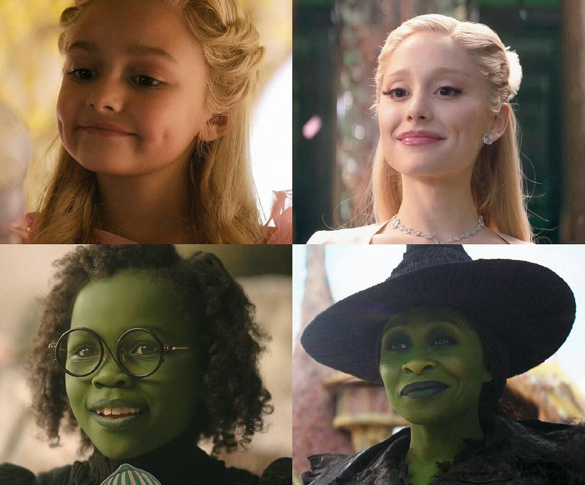 《魔法坏女巫》的小朋友和长大之后对比，小时候也好可爱 🥰魔法坏女巫跨年电影愿