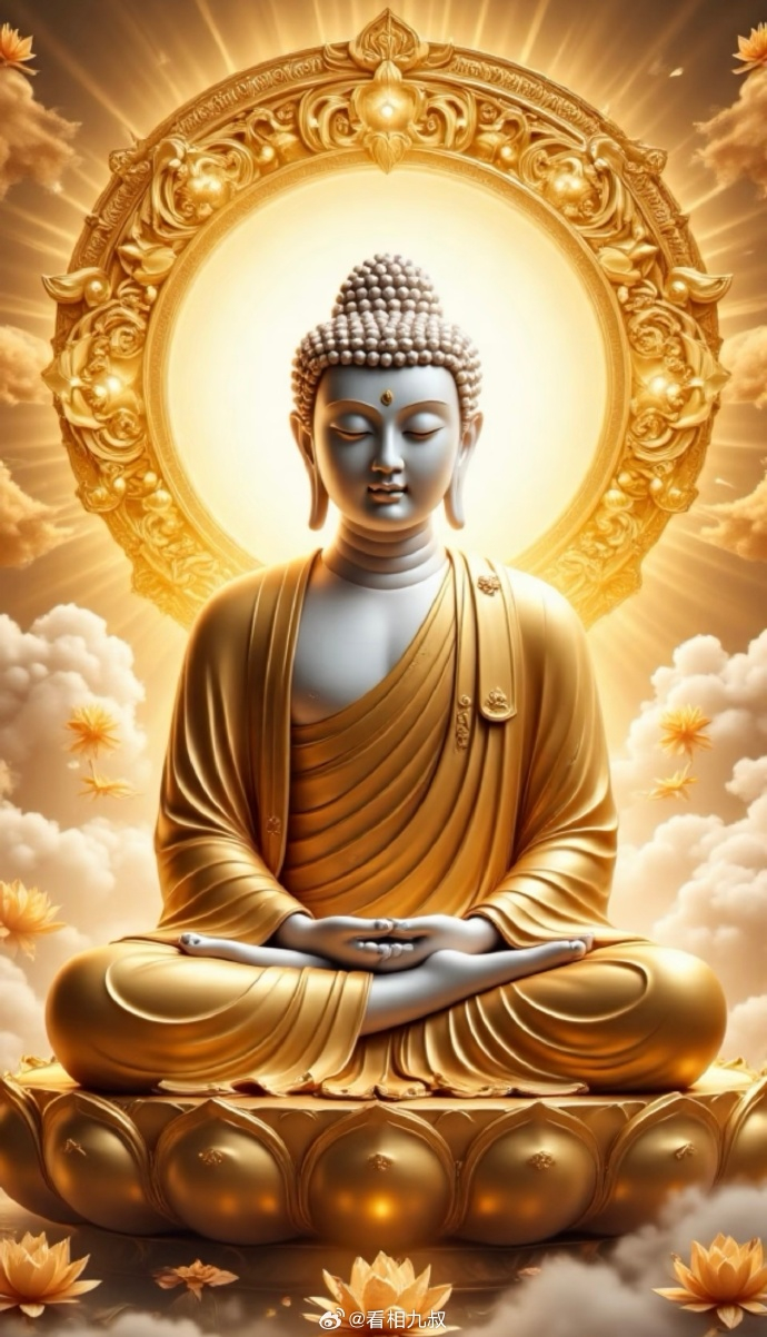 见佛祈福🙏，感恩佛光慈悲加持，愿我身心清净安然，百病不侵体质佳，情绪平和少烦忧