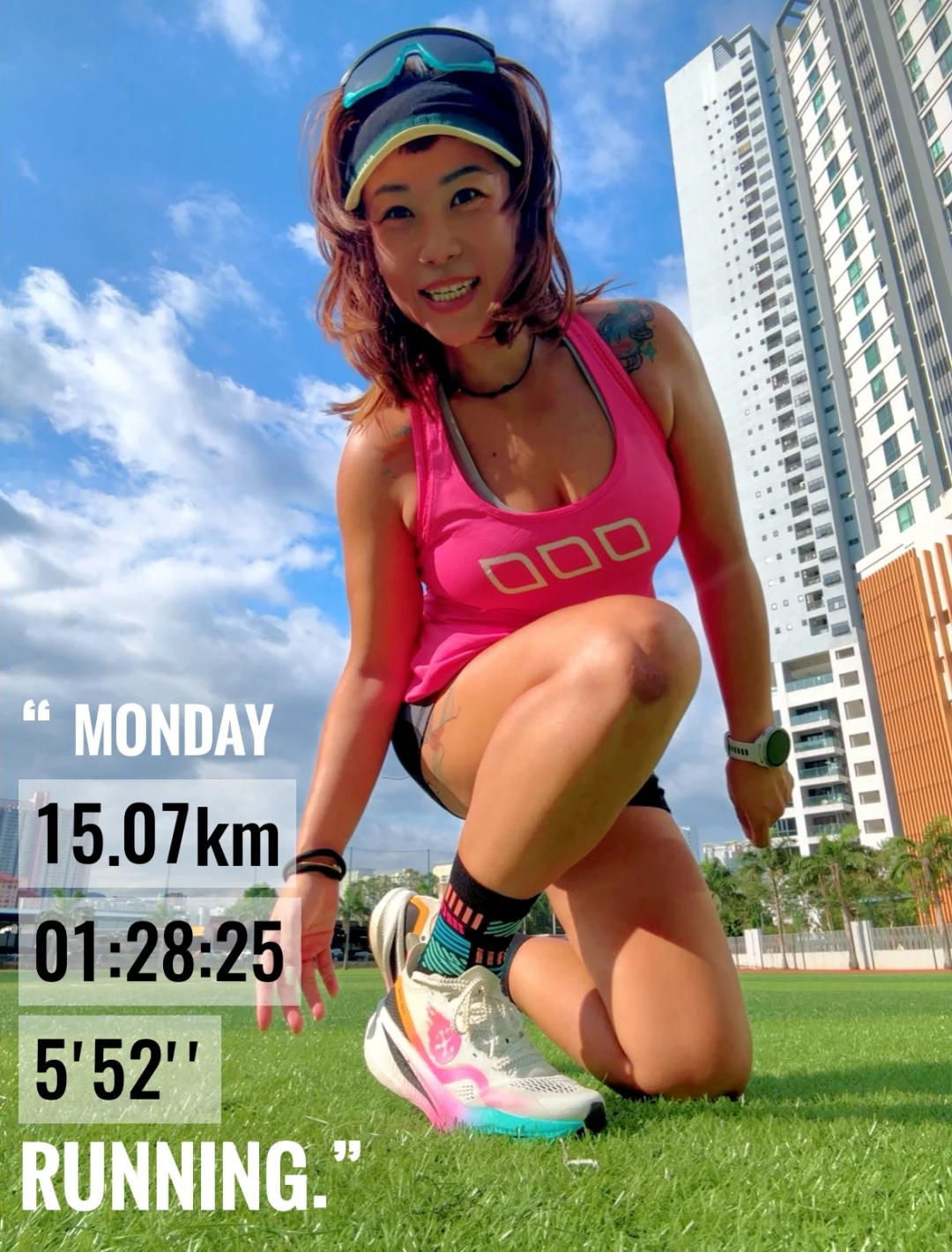 🇲🇾🏃🏻‍♀️ | 37.5圈跑完了🔚晒得皮疼🥵