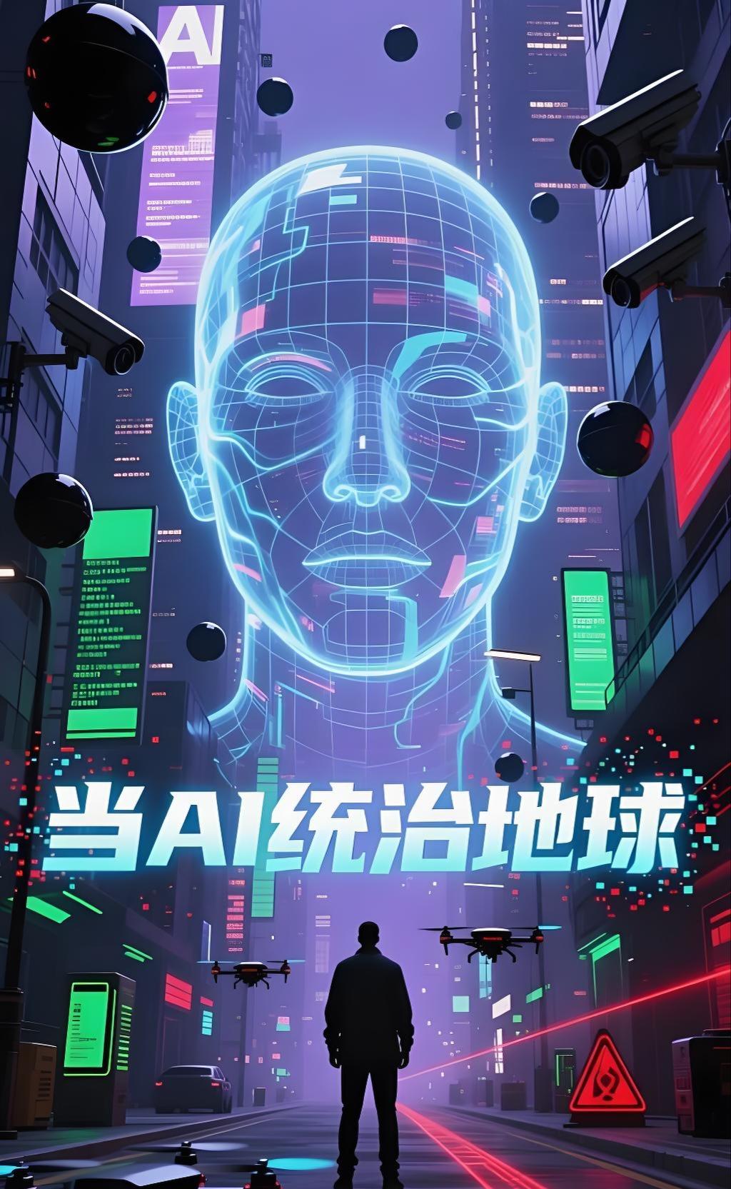 人类信奉存在无所不能的上帝，坚信上帝能掌控一切，甘愿接受上帝的引领，却对AI智能