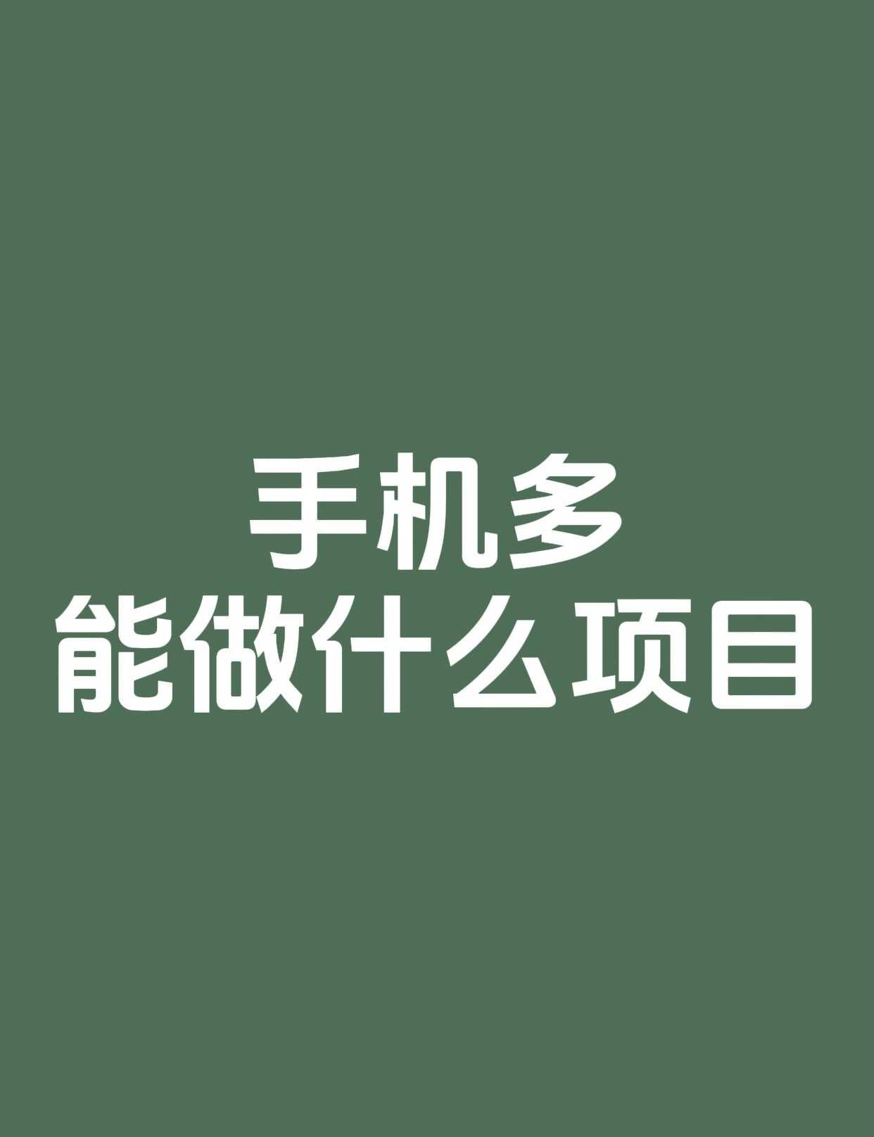 有没有懂行的？一堆手机到底能搞什么？
手里有不少闲置手机，完全是小白，啥也不懂。
