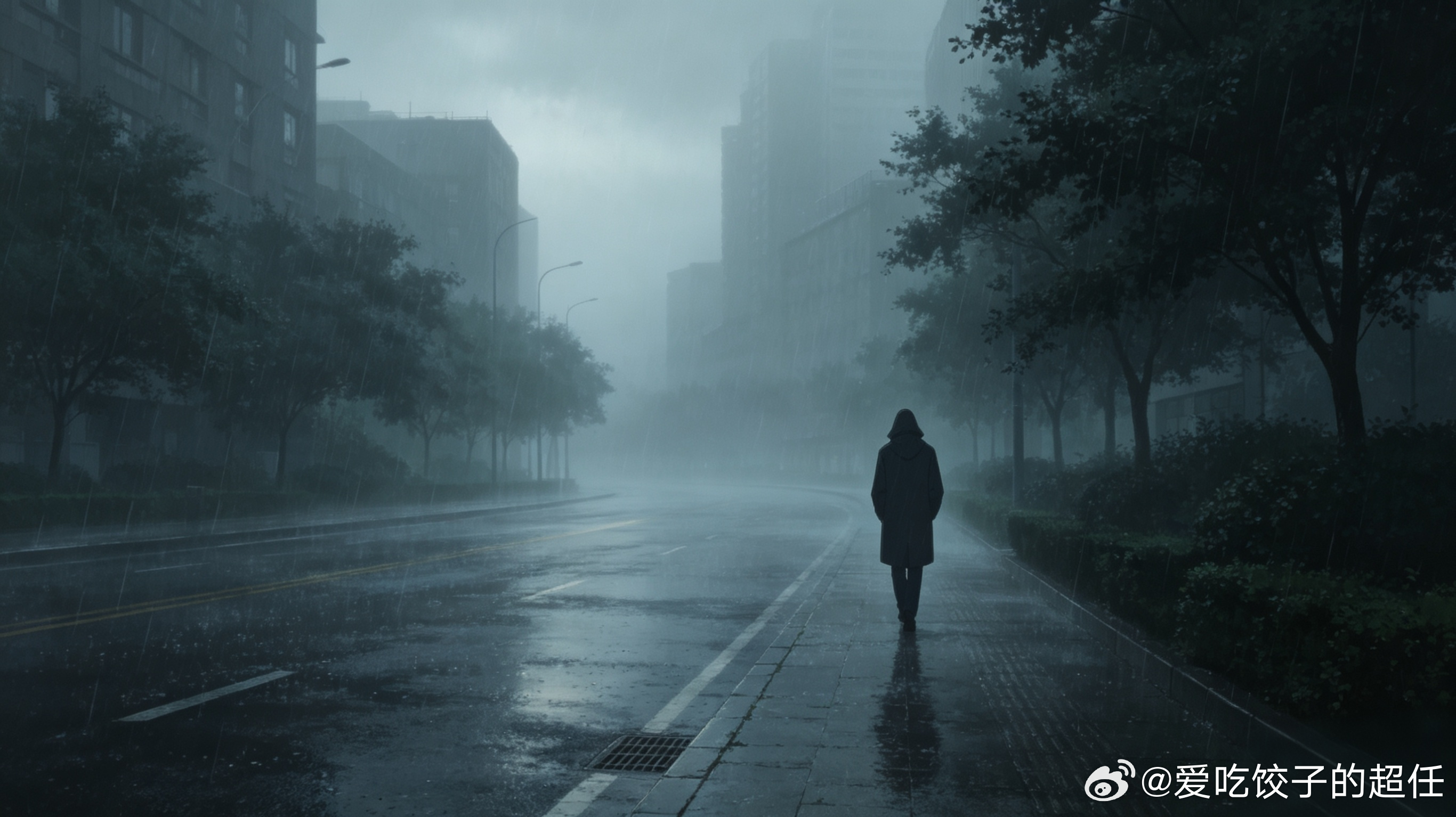 北京的阴雨天黏糊糊的，街道浸满潮气，风里都带着沉郁的湿意。走在路上，心情也跟着灰