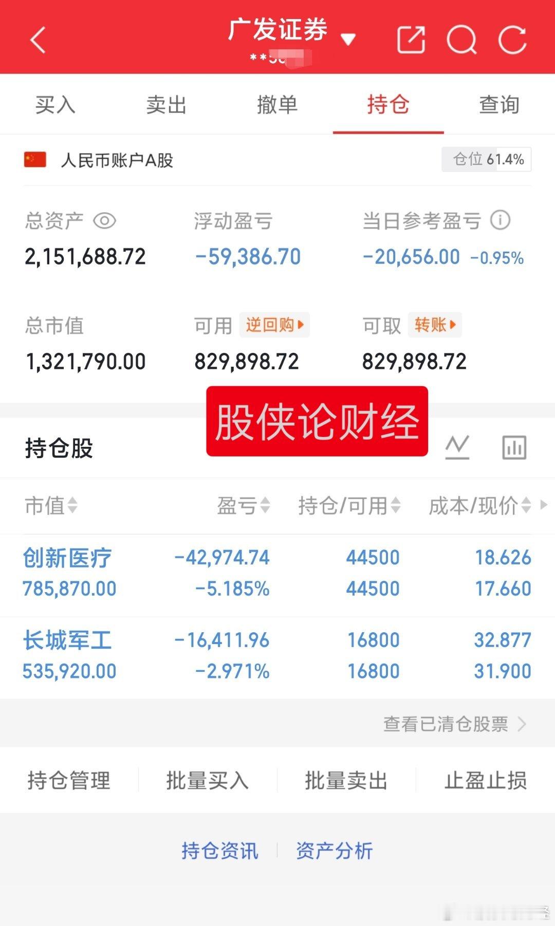 外围暴涨你不跟，外围大跌你紧追……30万本金实盘记录（第314天）目前资金:21