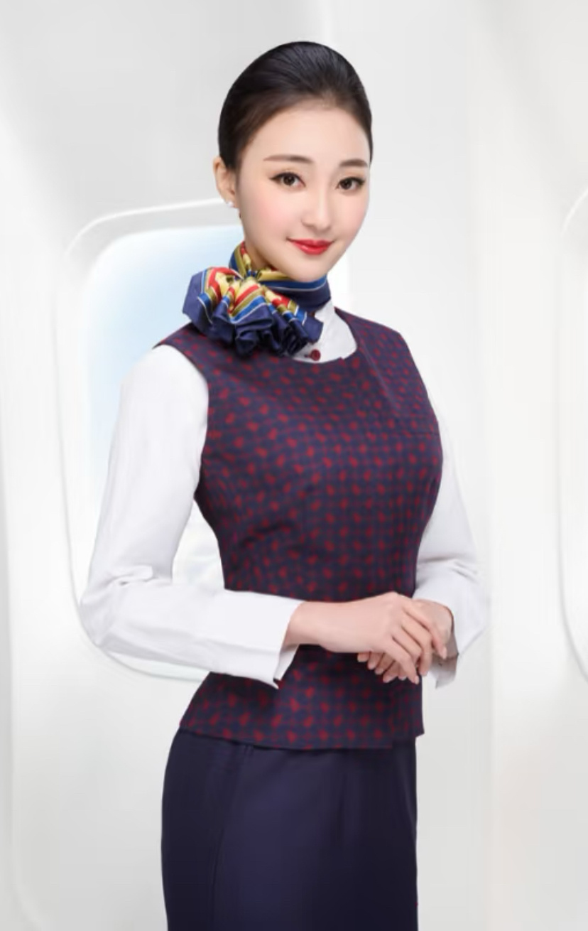 国航空姐的制服照，又美又飒。 ​​​