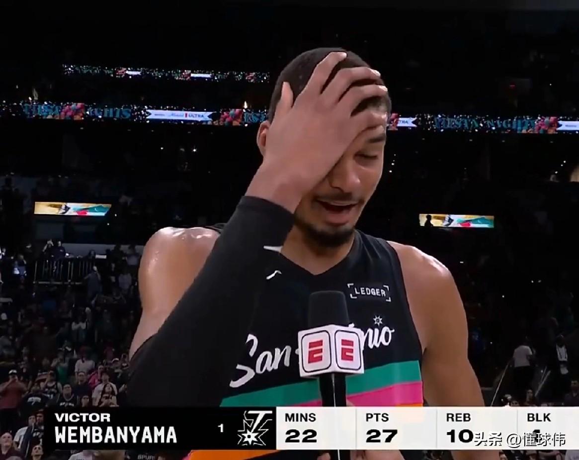 必须包夹！文班亚马谈伦纳德：

“我们知道伦纳德的实力。”

“就是果断去夹击他