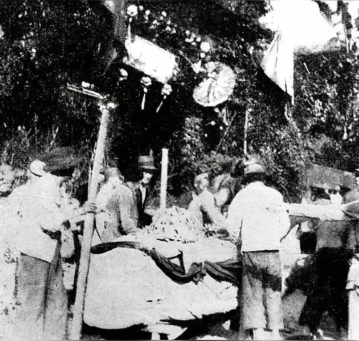 张自忠战死时，身边的随从马孝堂被日军一刀砍中脖子，他忍着剧痛滚进旁边的沟里。日军