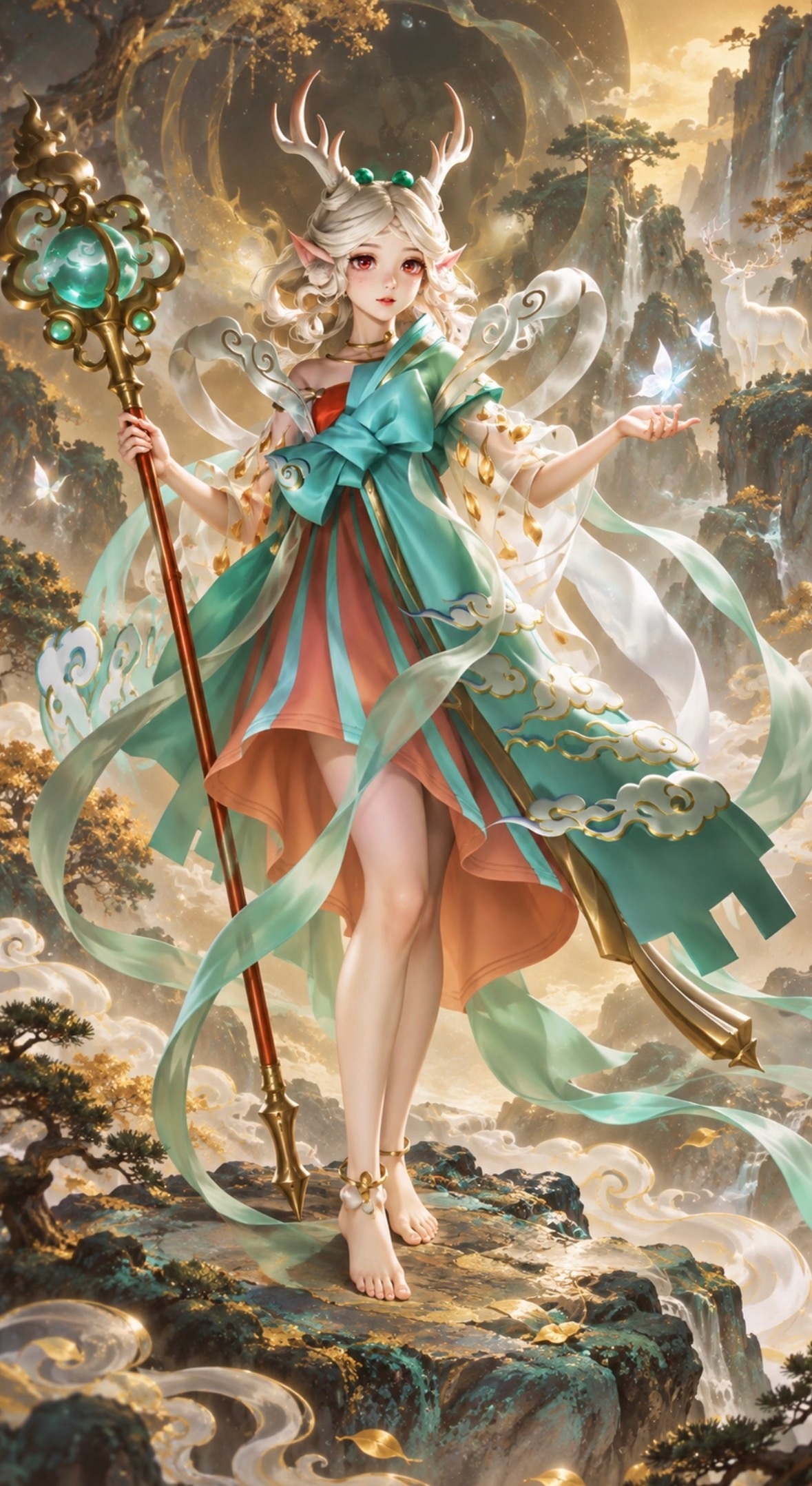 王者荣耀——瑶的九种心动模样！🦌[微风]从林间鹿灵到霓虹舞台，很难只偏爱她的一