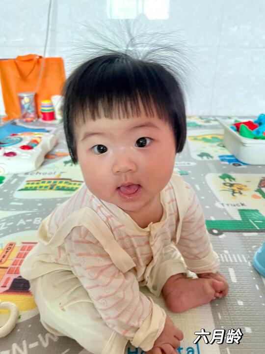 人类幼崽六月龄成长记❤️
