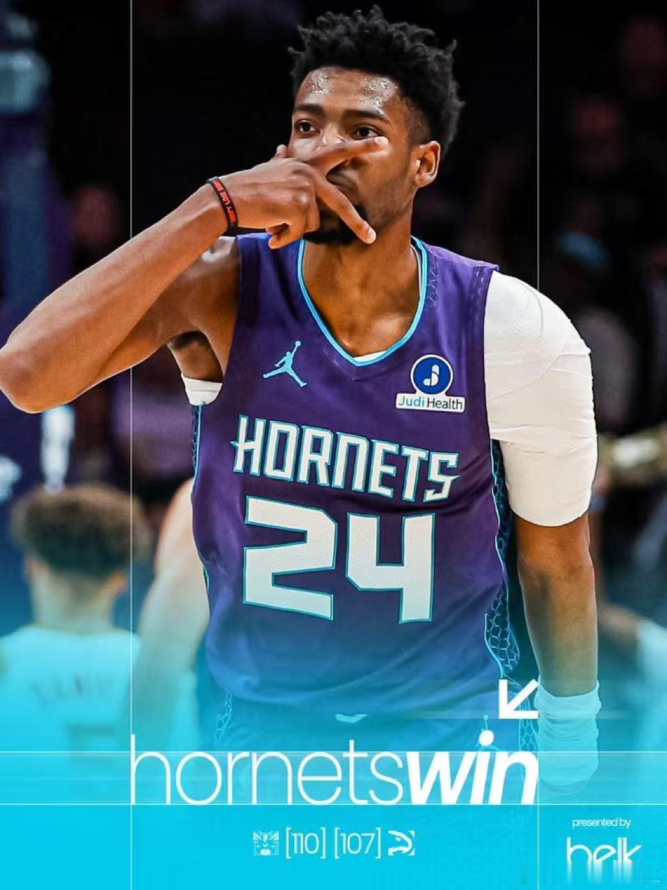 黄蜂险胜老鹰  黄蜂110-107险胜老鹰继续自己的北伐之旅，黄蜂近11场10胜