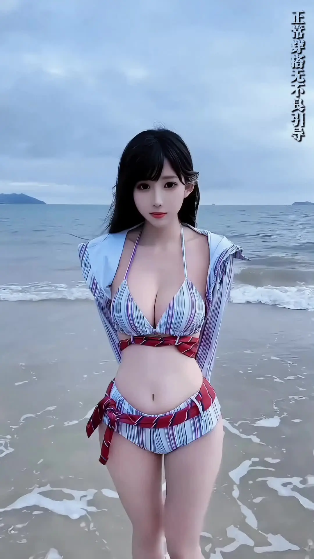 清凉一夏 沙滩比基尼 夏季玩水 泳装正常穿搭 泳衣👙