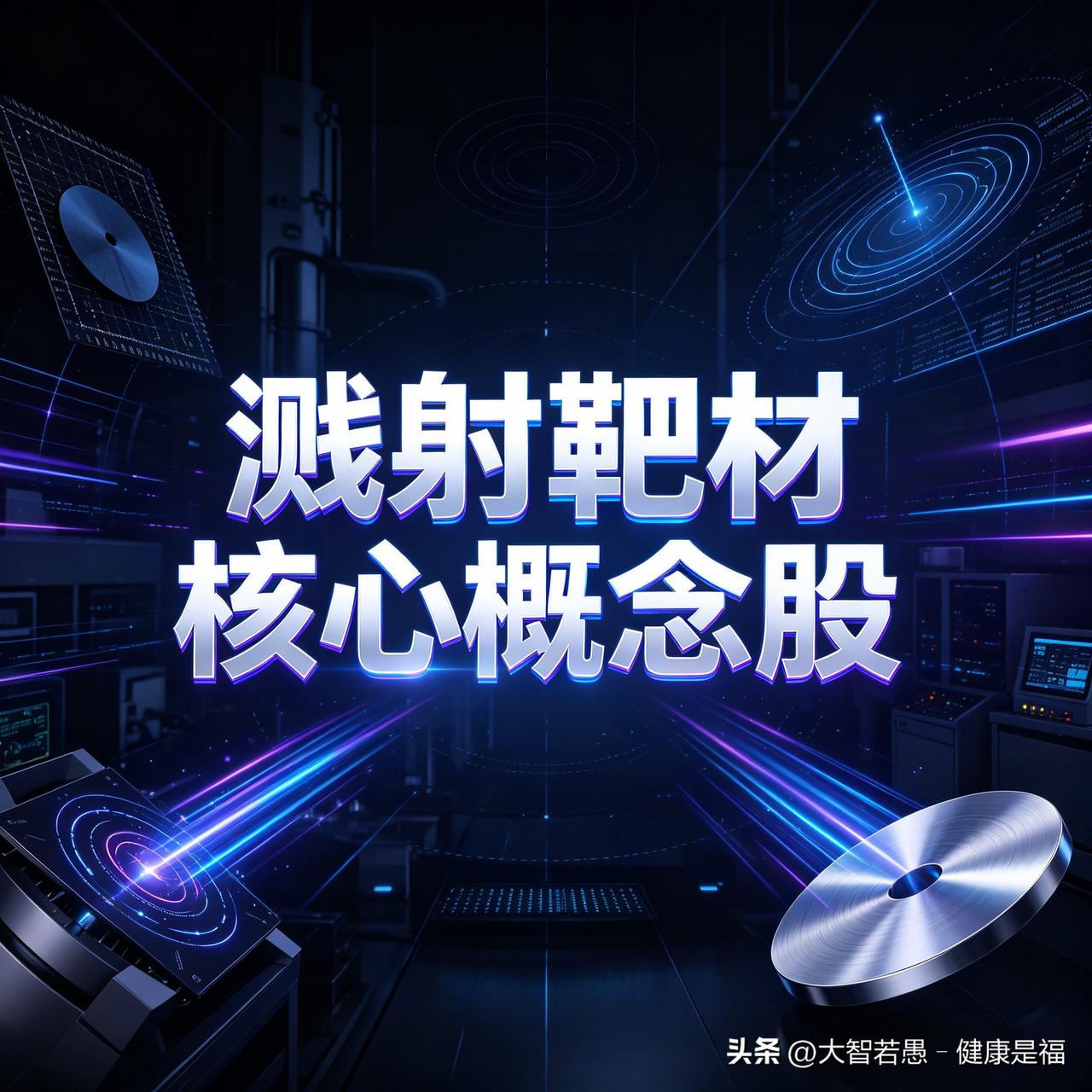 溅射靶材核心概念股

1. 江丰电子（300666）
国内超高纯半导体靶材绝对龙