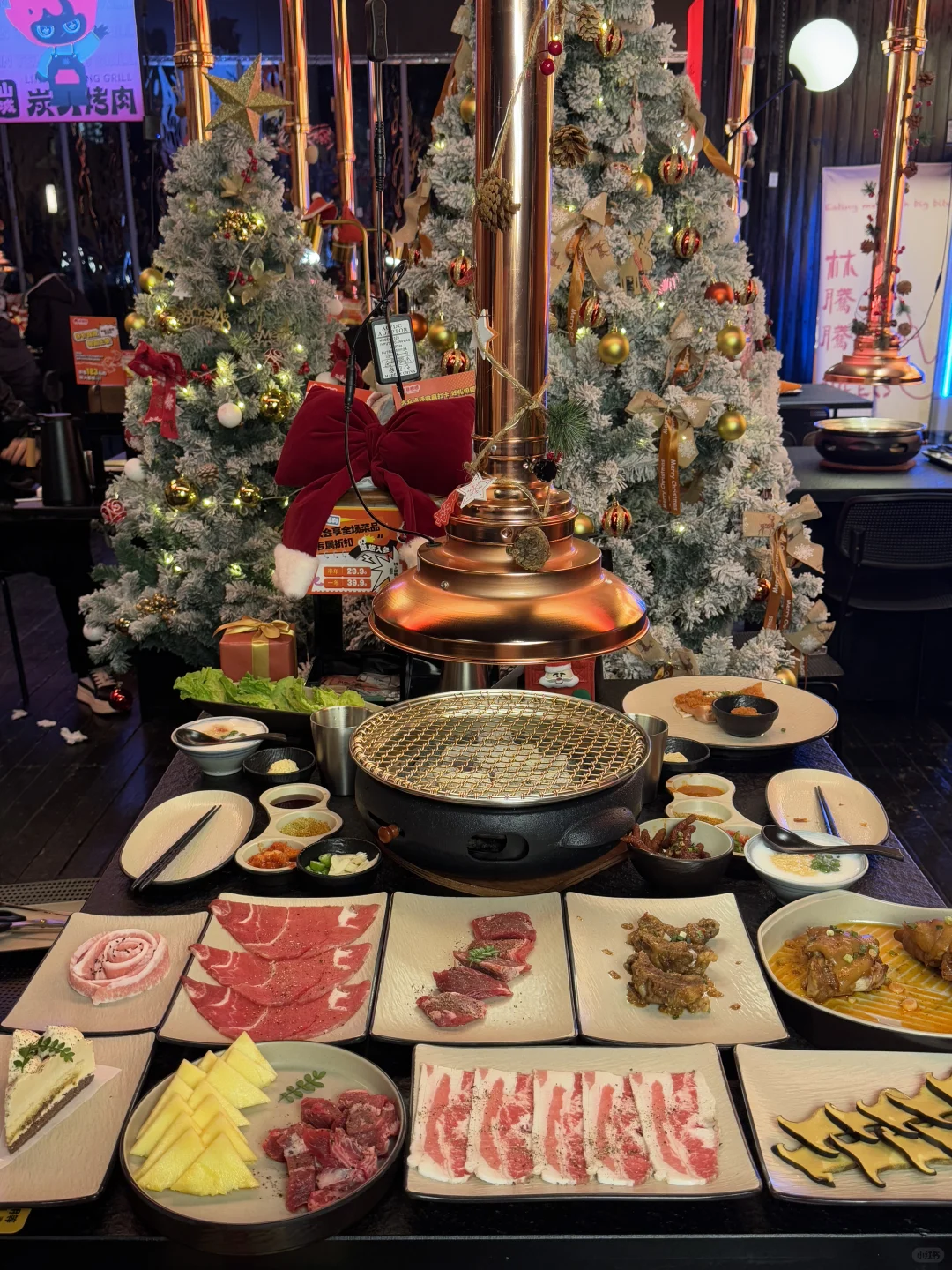 大坪的！圣诞风🎄也吹到了烤肉店!!!