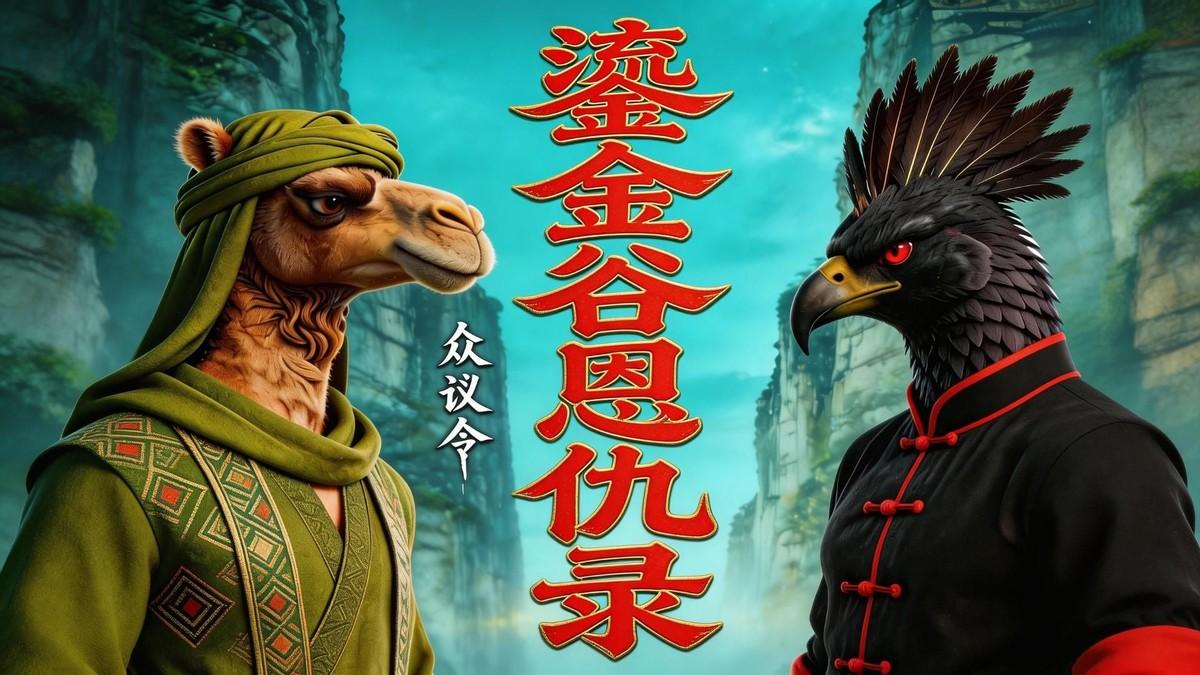 央视最新发布的一部AI动画短片《鎏金谷恩仇录》，让人明显感觉到中国的叙事逻辑与讲