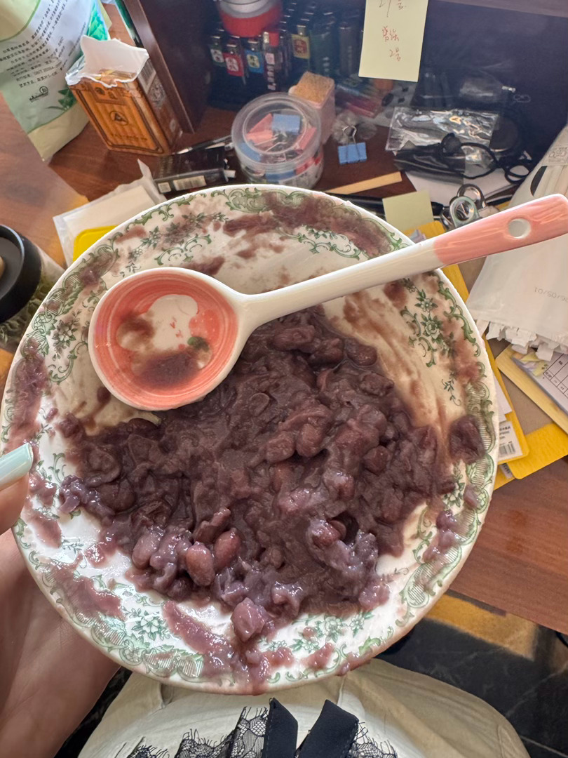 简直是红豆沙了