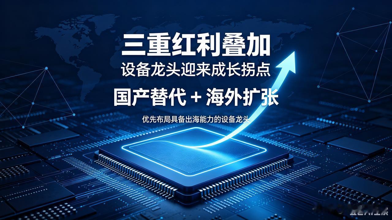 半导体设备三重逻辑共振，聚焦龙头出海与替代

当前半导体设备行业处于历史性战略机