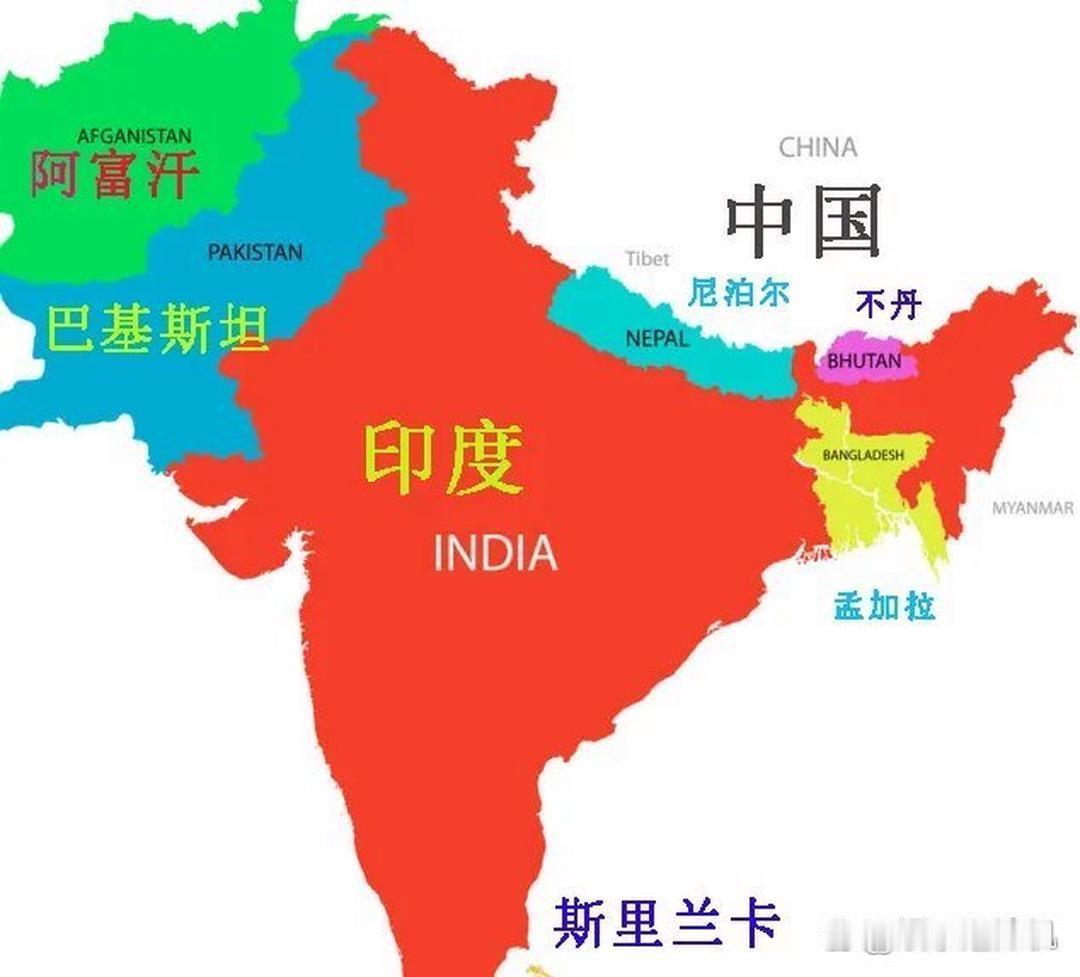 印度独立后,夺取哪些国家的土地?印度独立后通过战争、政治压迫等方式，夺取和控制了