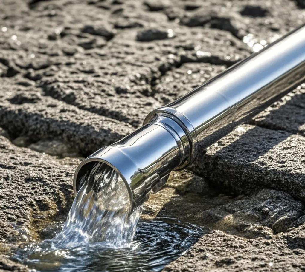 村里一户人家浇地时，水突然没了，以为电机坏了，结果发现离家不远的水管被人剪断。警