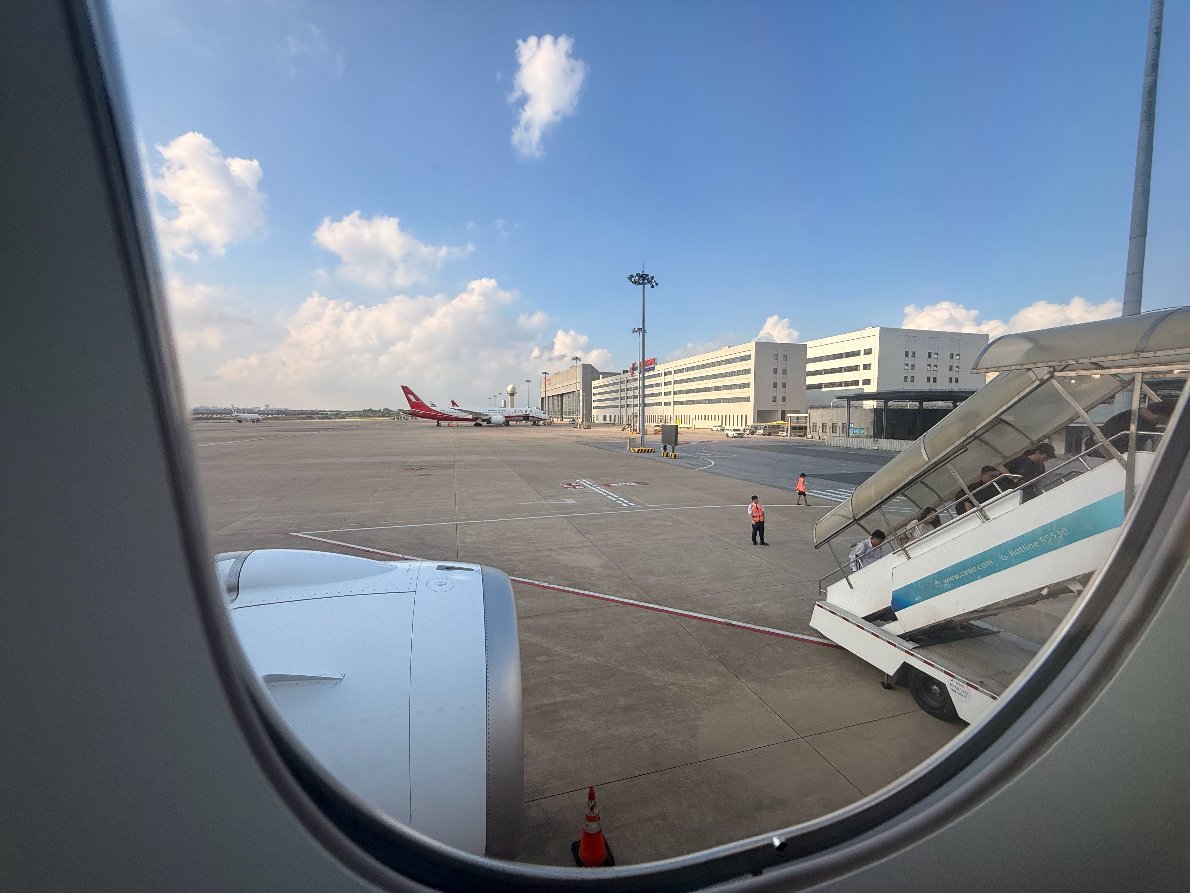 ☀️早～ 又坐到C919了