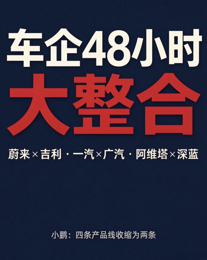 车企48小时密集大整合  车企 48 小时密集大整合，新的时代开启了蔚来 × 吉