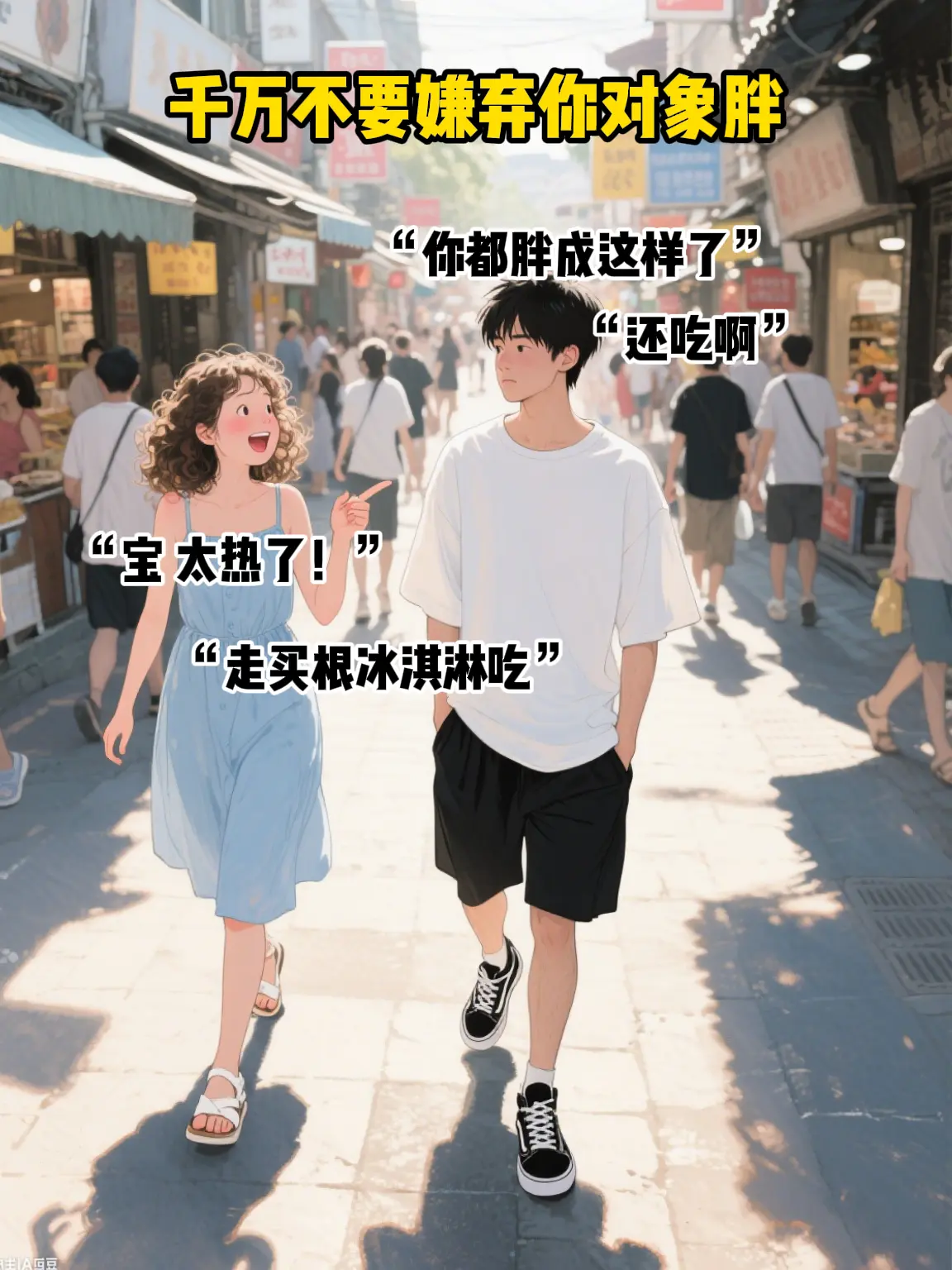 看完你还敢嫌弃你对象胖了吗？。