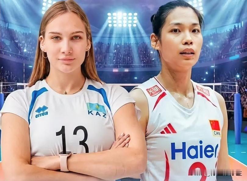 亚运会中国女排3-0横扫哈萨克斯坦队晋级8强，球员评分：
王梦洁95分，家有一老