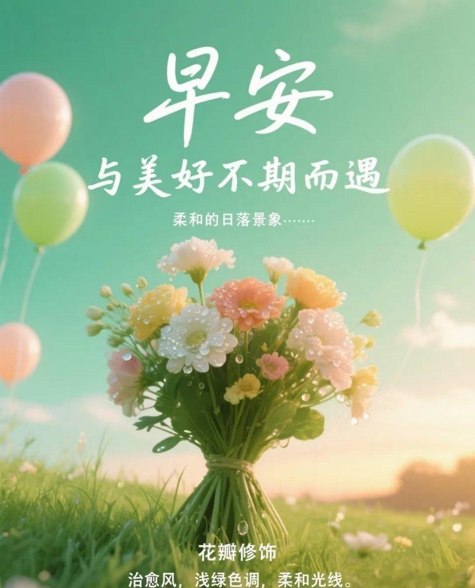 早安[超话]好的运气从每个清晨开始，每天给自己一个微笑，生活，过的就是一种心情，